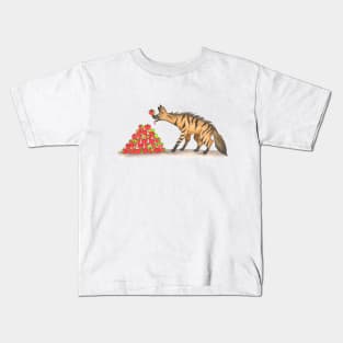 A is for Aardwolf Kids T-Shirt